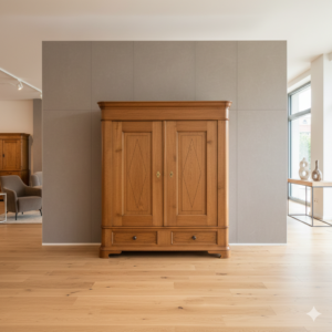 Kleiderschrank Schrank Biedermeier 1820 Eiche