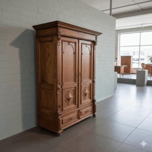 Schrank Kleiderschrank Gründerzeit 1880 Eiche