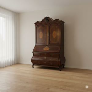 Sekretär Aufsatzsekretär Barock 1800 Nussbaum