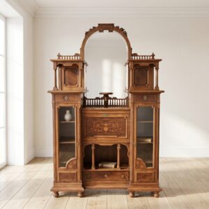 Buffetschrank Kredenz Jugendstil 1900 Nussbaum