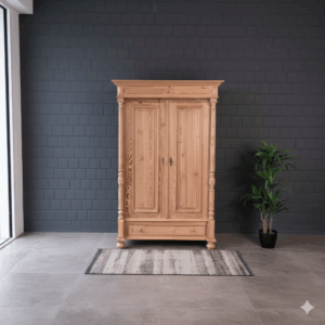 Kleiderschrank Schrank Gründerzeit 1880 Kiefer