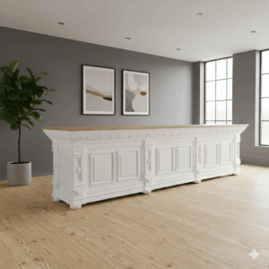 Theke Tresen Bella Elegance 3,50 m Teakholz