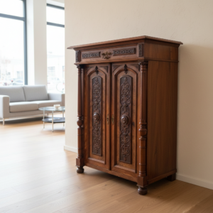 Vertiko Gründerzeit 1880 Nussbaum