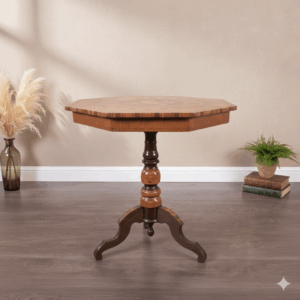 Beistelltisch Salontisch Gründerzeit 1880 Nussbaum