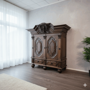 Danziger Barockschrank Historismus 1870 Eiche