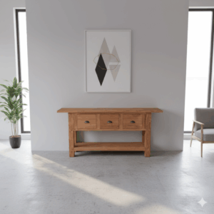 Wandtisch Sideboard Teakholz 1,60 m