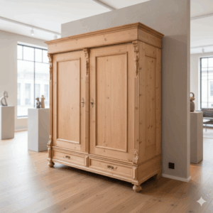 Kleiderschrank Schrank Gründerzeit 1880 Kiefer