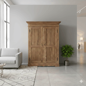 Kleiderschrank Schrank 1,63 m Teakholz