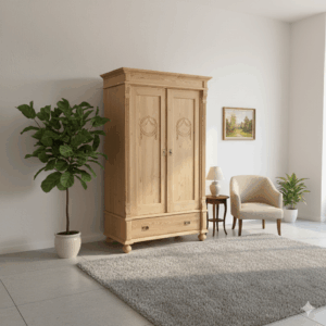 Schrank Kleiderschrank Jugendstil 1900 Kiefer