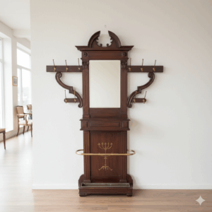 Garderobe Gründerzeit 1880 Eiche
