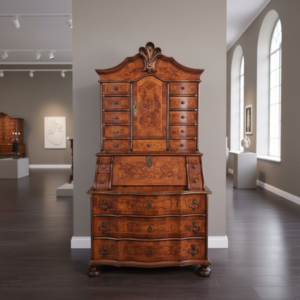 Sekretär Tabernakelsekretär Neubarock Nussbaum