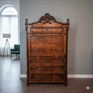 Blender-Sekretär Schrank Historismus 1870 Mahagoni