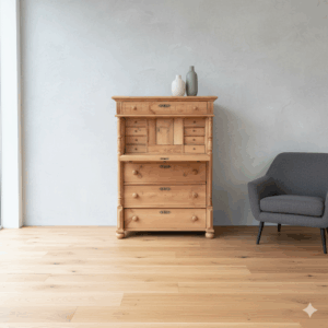 Sekretär Gründerzeit 1880 Kiefer