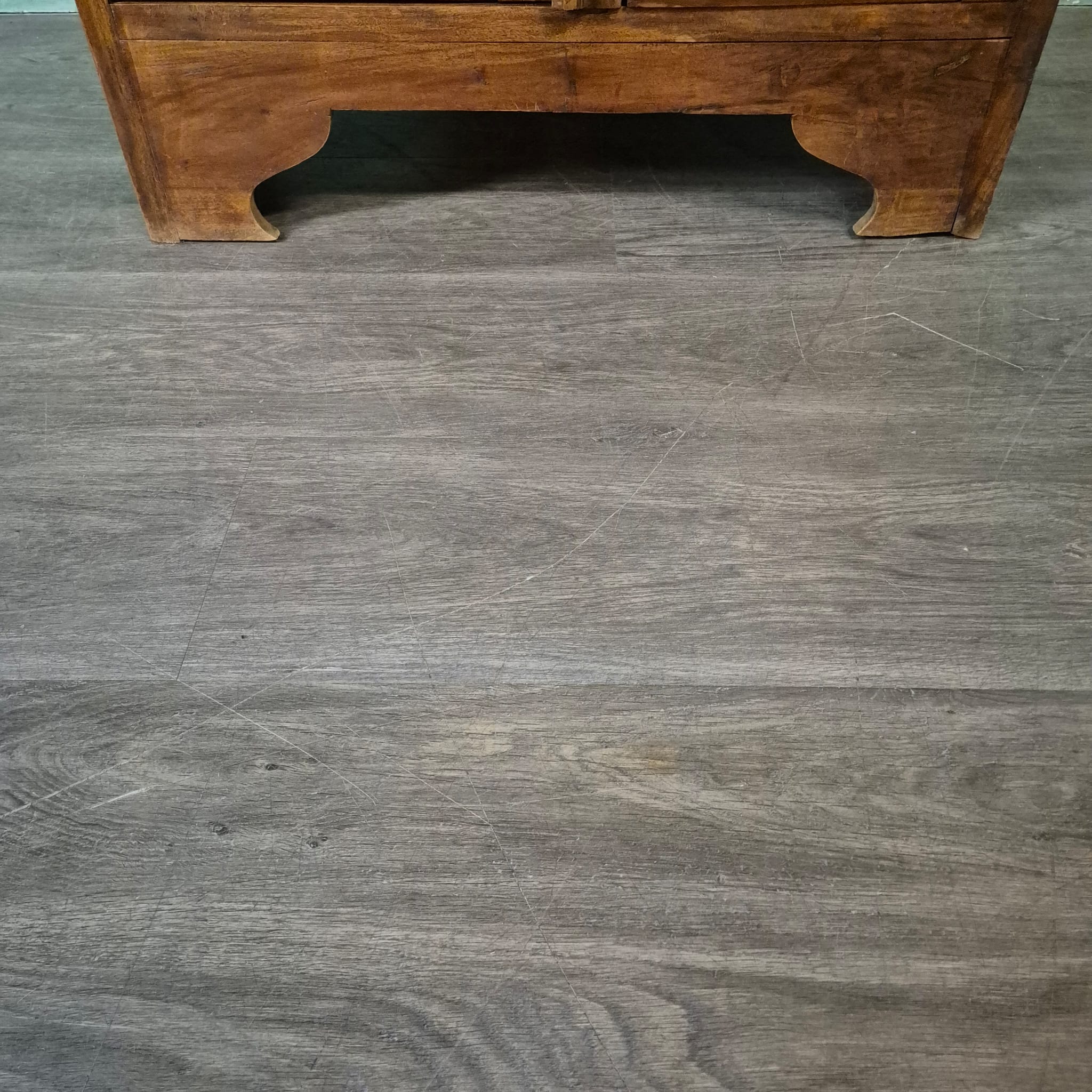 Vitrine Schaukasten Teakholz 0,80 m – Bild 10