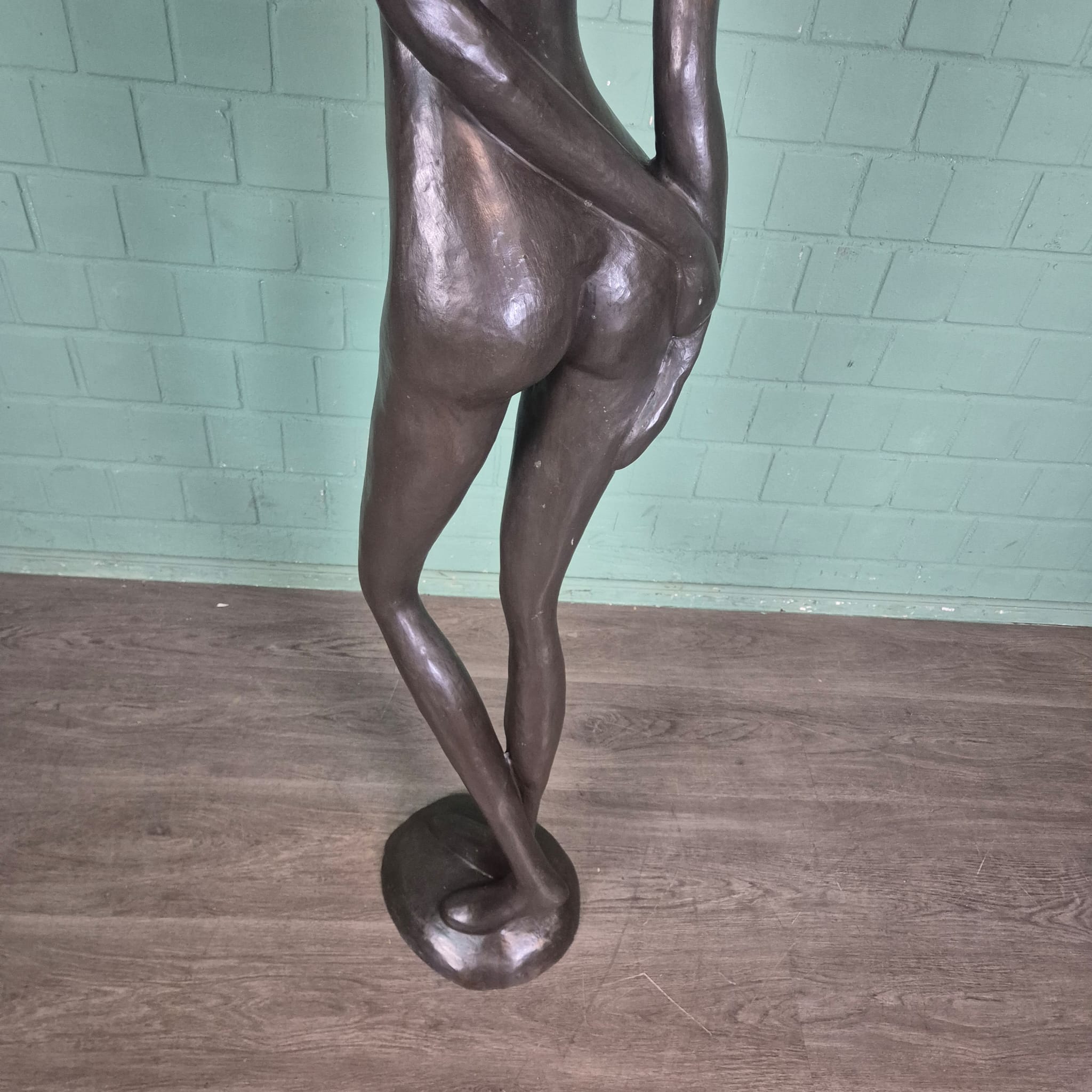 Skulptur Dekoration Frau 1,80 m Bronze – Bild 8