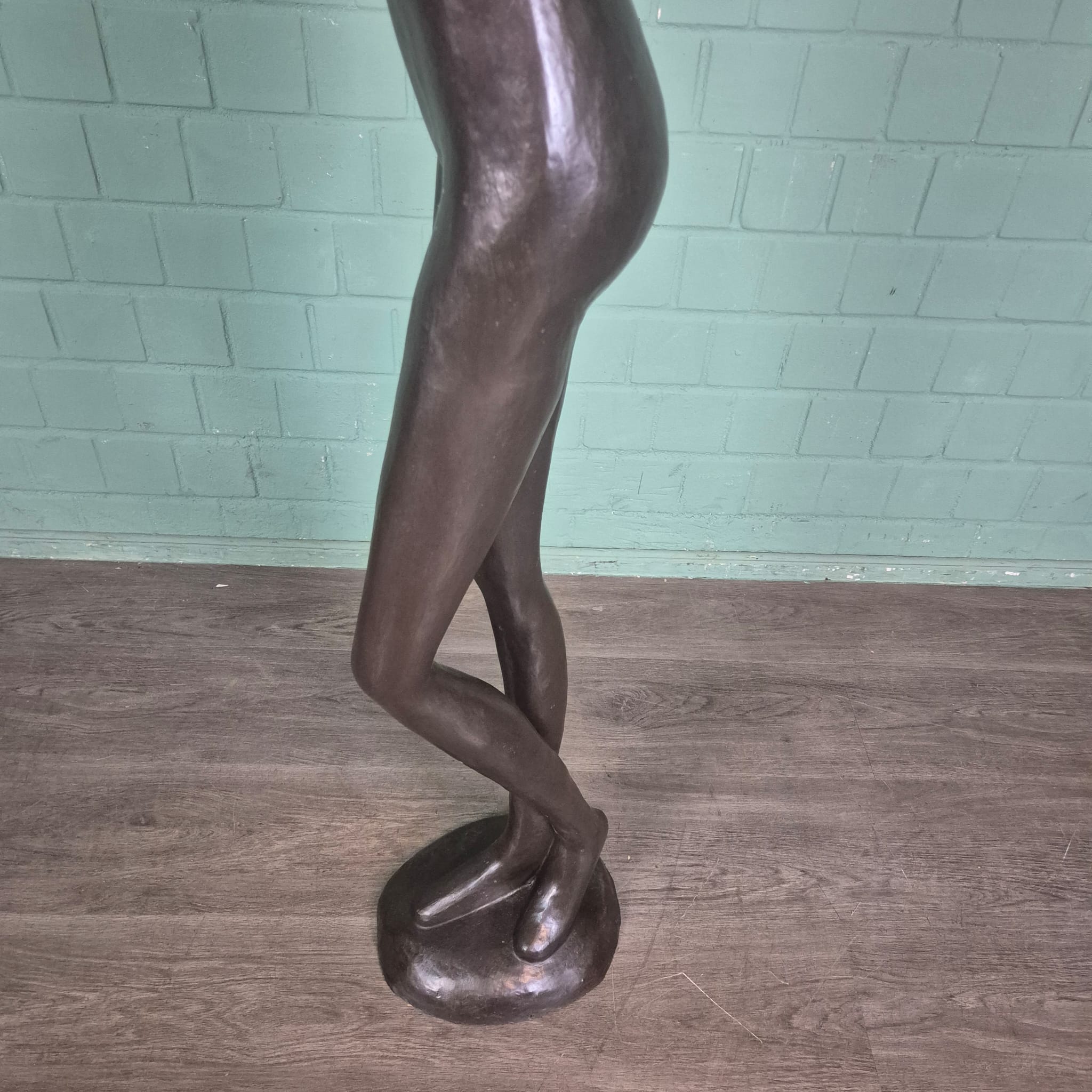 Skulptur Dekoration Frau 1,80 m Bronze – Bild 11