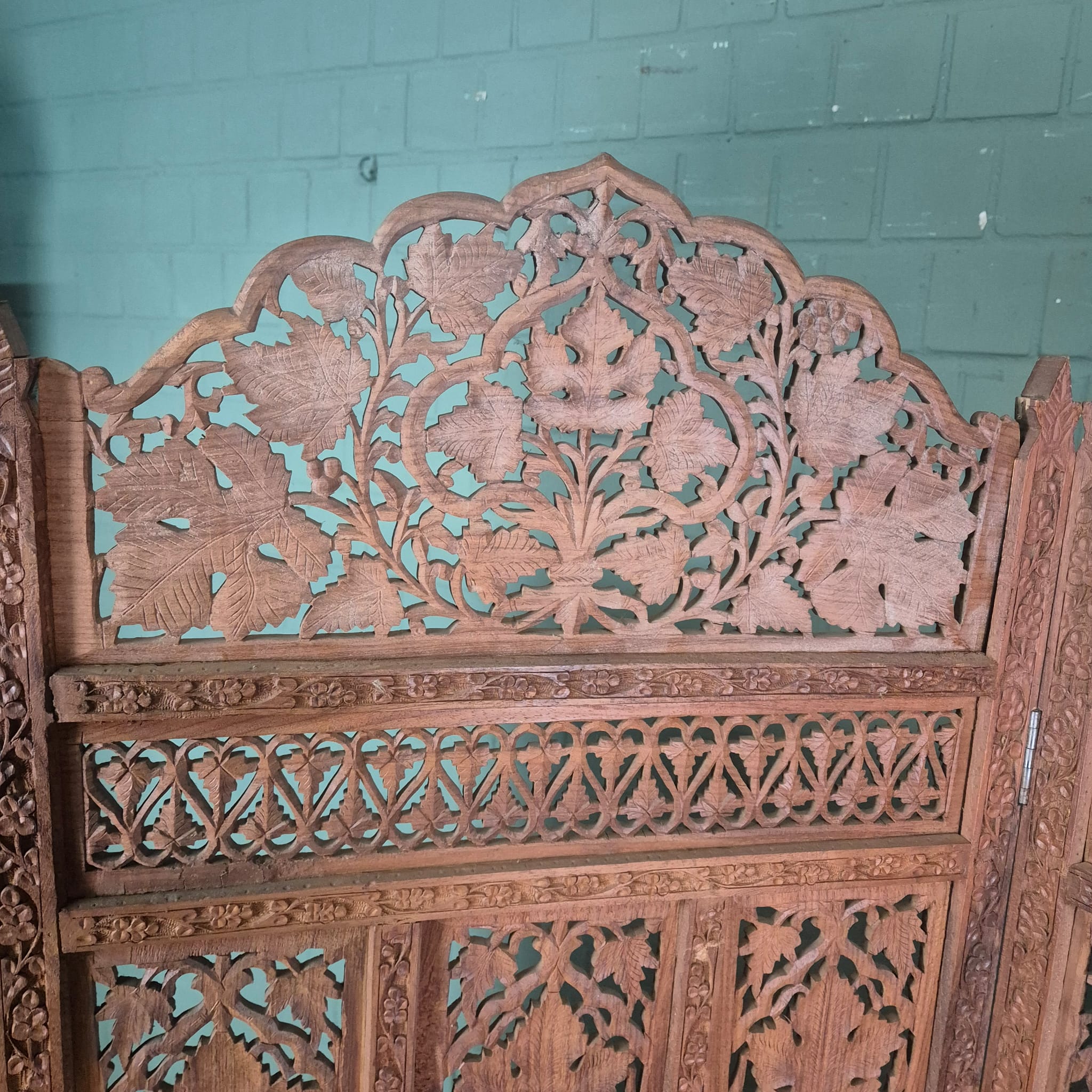 Paravent Teakholz 2,00 m x 1,90 m – Bild 12