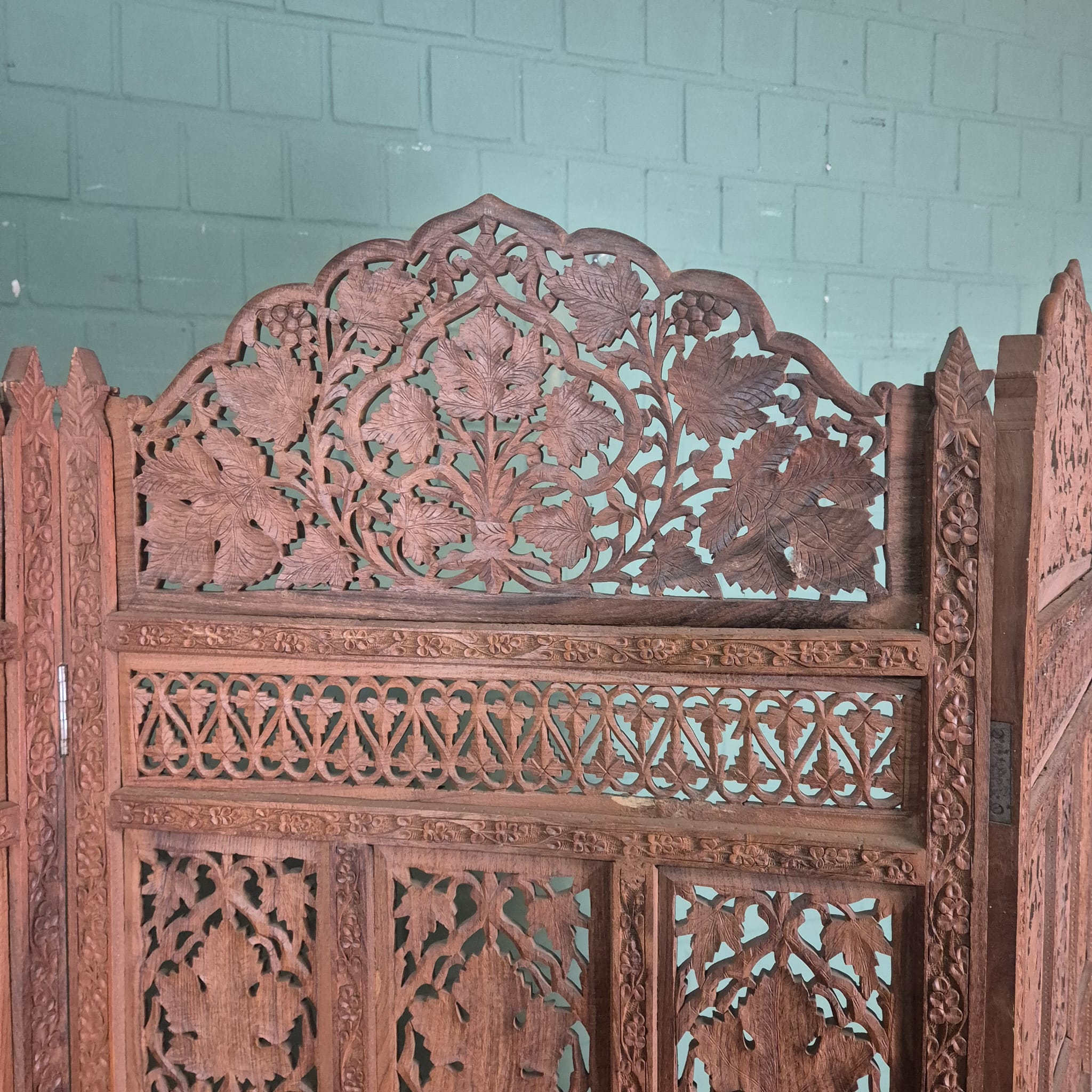 Paravent Teakholz 2,00 m x 1,90 m – Bild 11