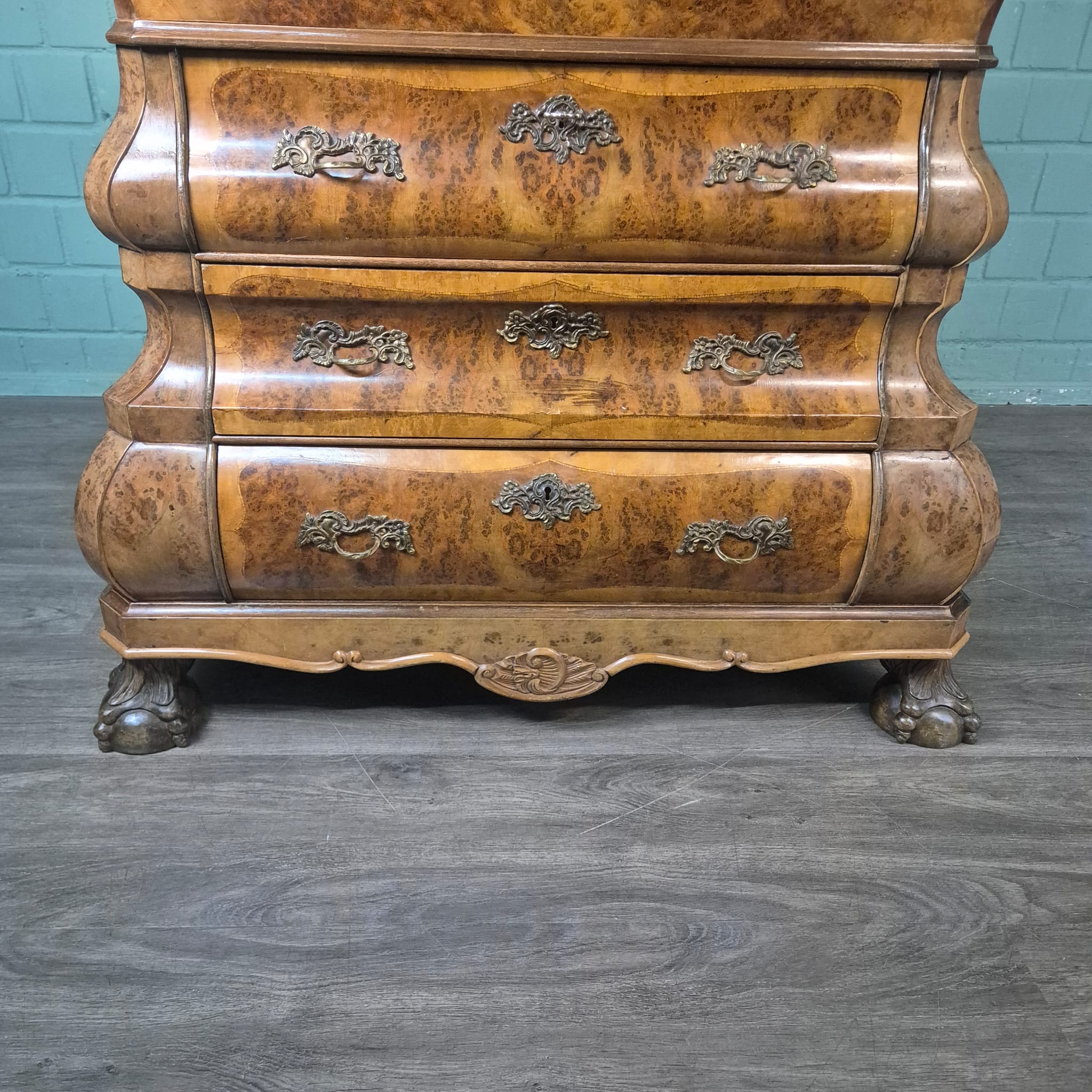 Sekretär Neubarock 1930 Nussbaum – Bild 7