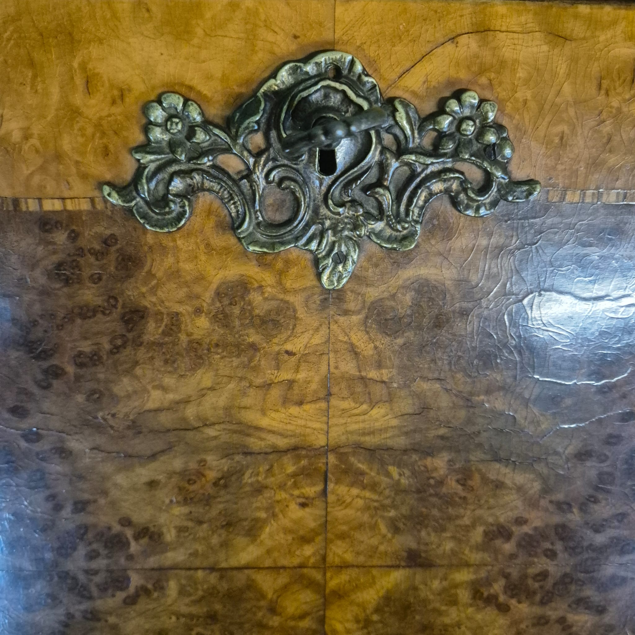 Sekretär Neubarock 1930 Nussbaum – Bild 11