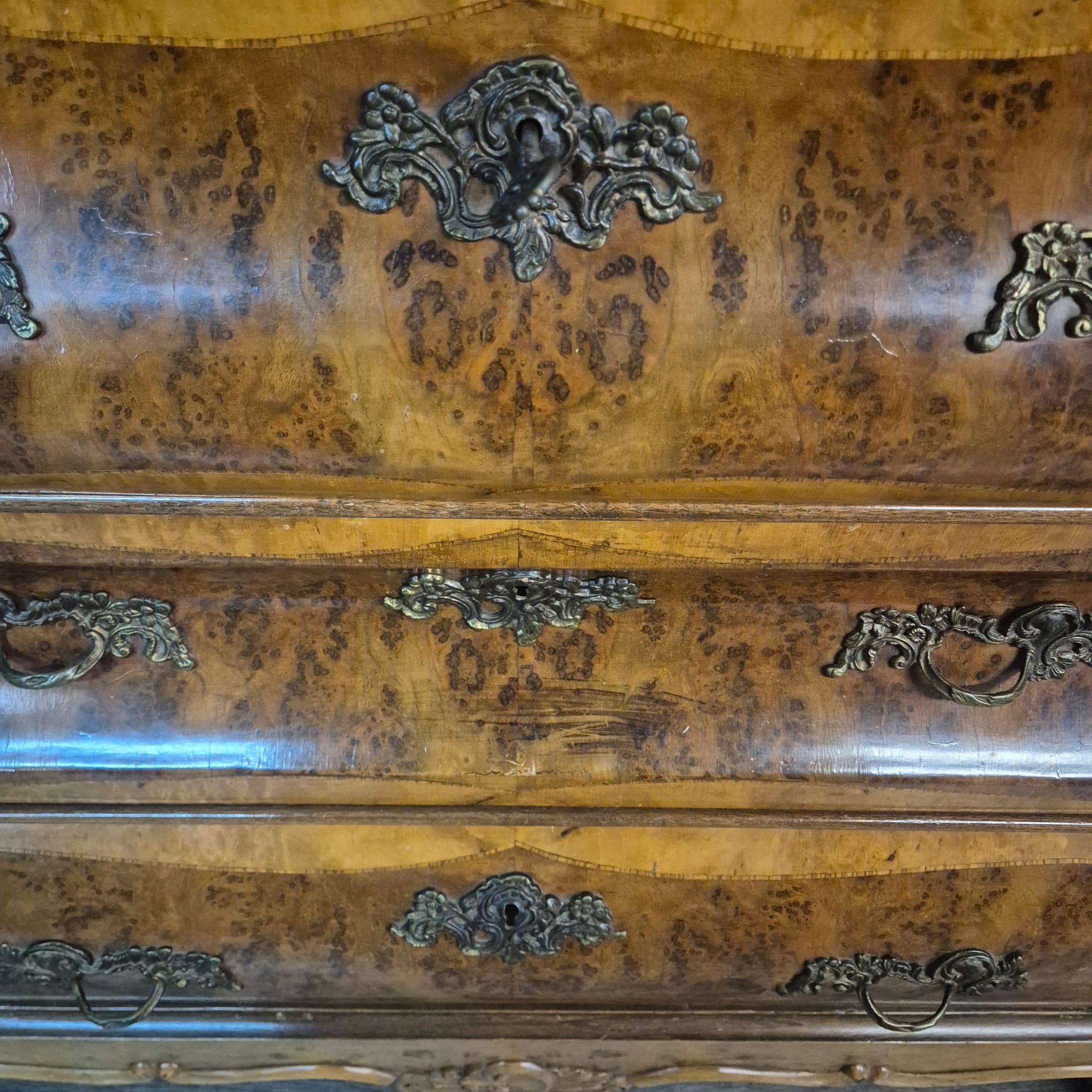 Sekretär Neubarock 1930 Nussbaum – Bild 10