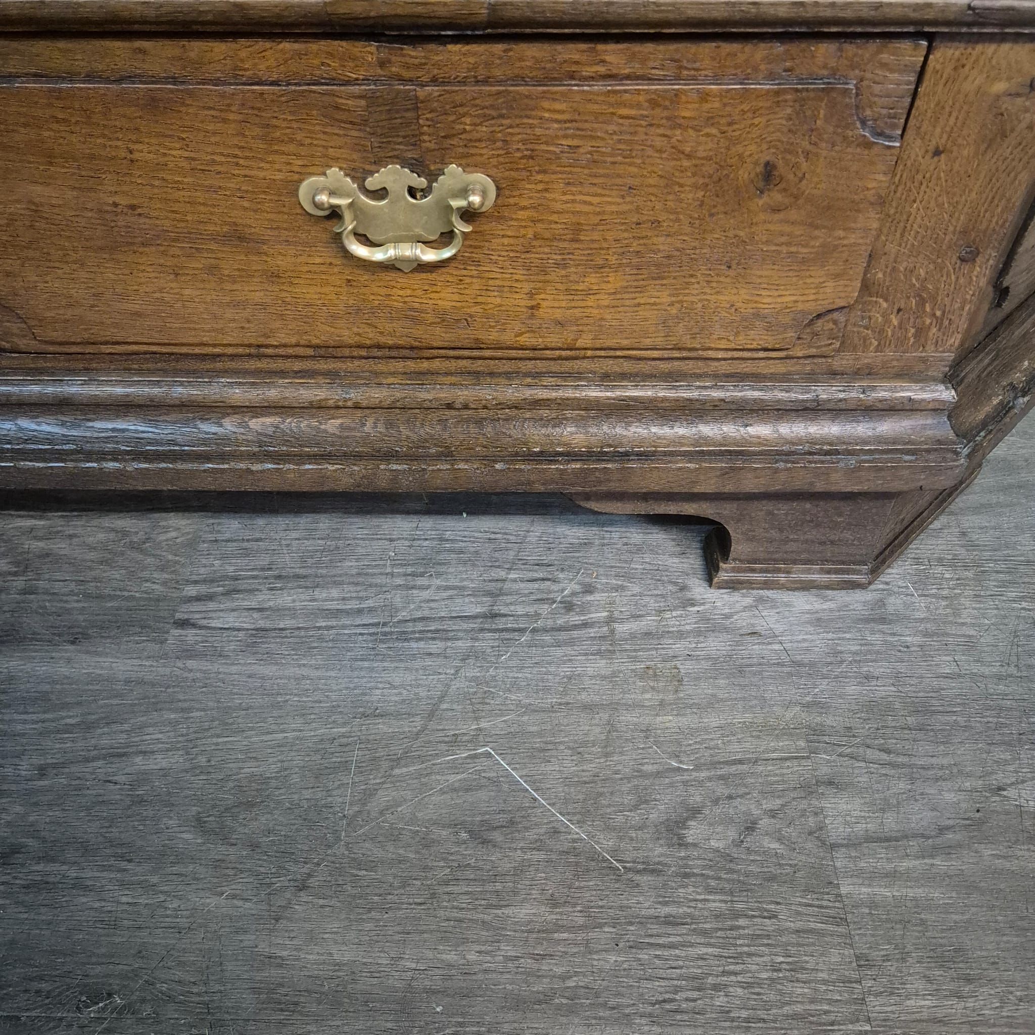 Schrank Kleiderschrank Barock 1760 Eiche – Bild 9