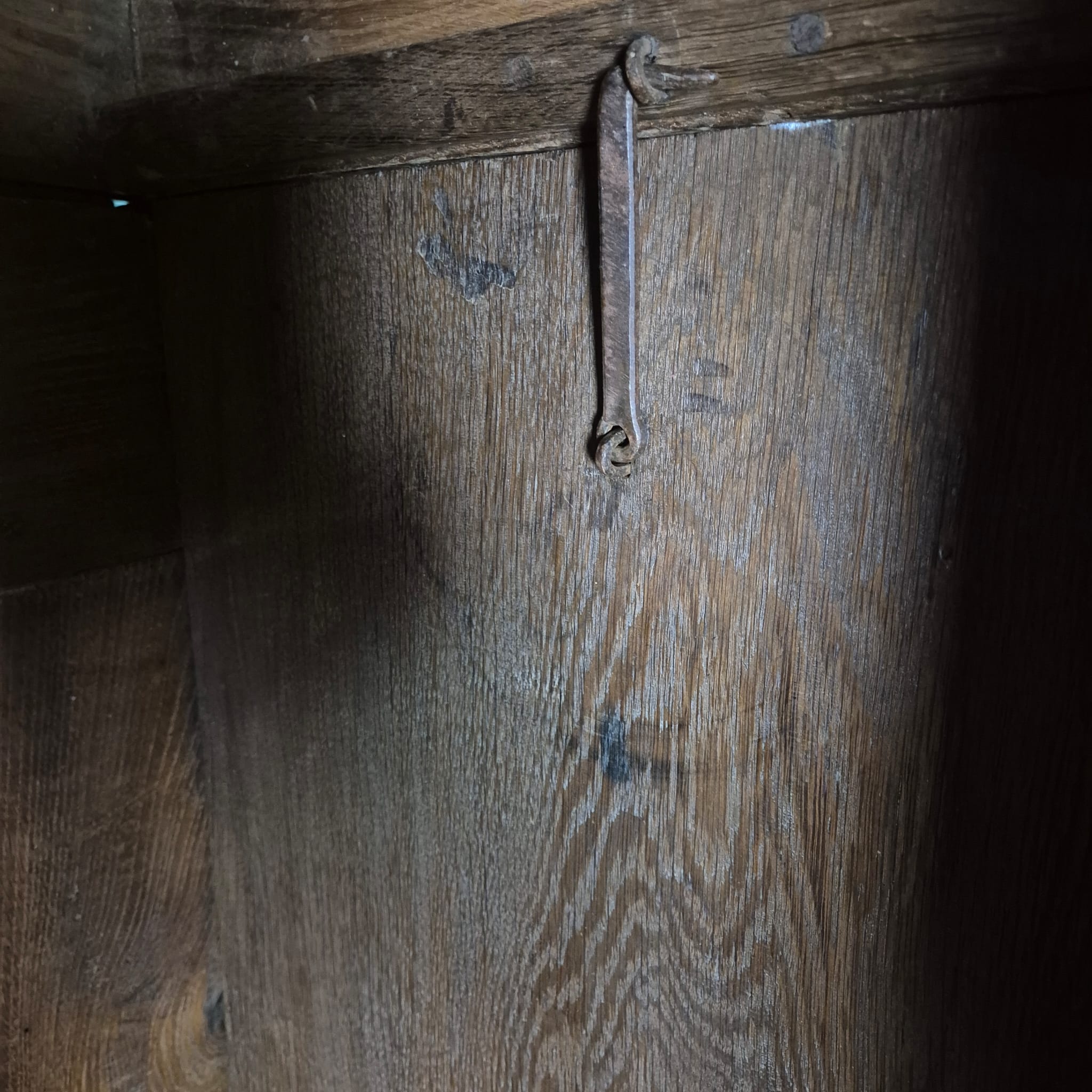 Schrank Kleiderschrank Barock 1760 Eiche – Bild 17