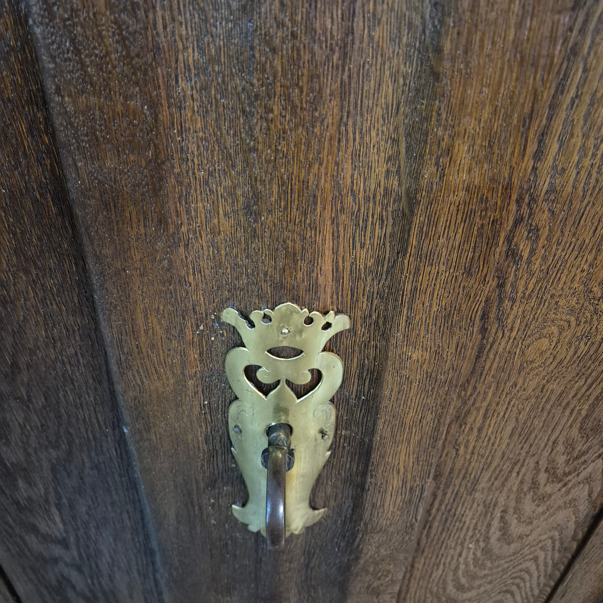 Schrank Kleiderschrank Barock 1760 Eiche – Bild 15