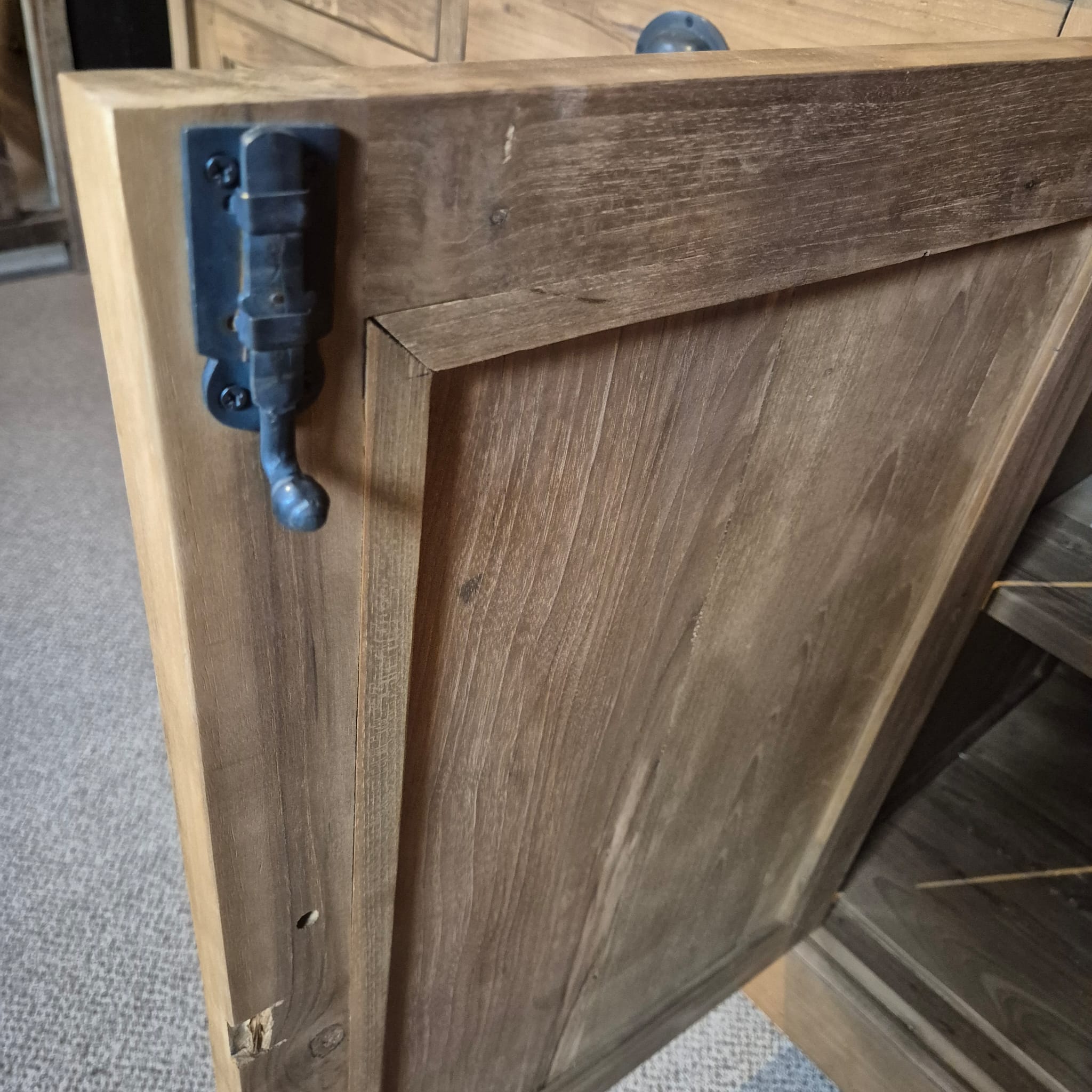 Vitrine Schrank Teakholz 3,00 m – Bild 21