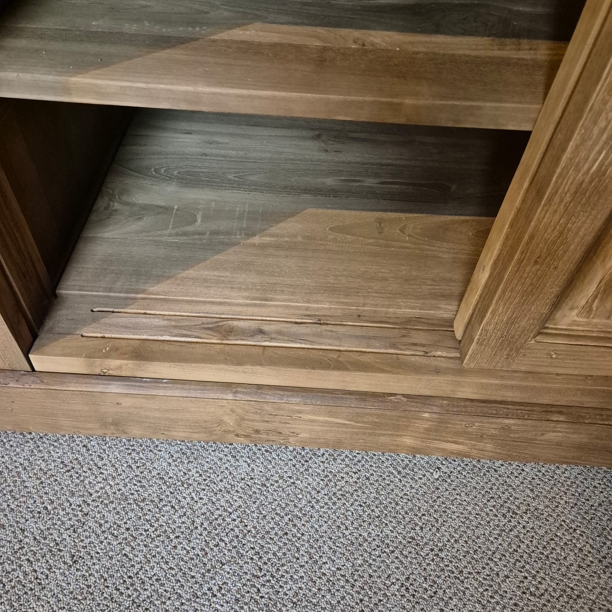 Vitrine Schrank Teakholz 3,00 m – Bild 24