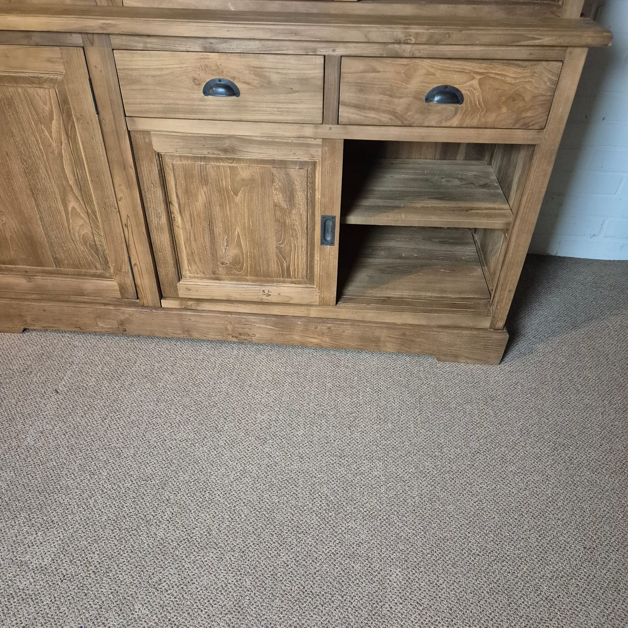 Vitrine Schrank Teakholz 3,00 m – Bild 25