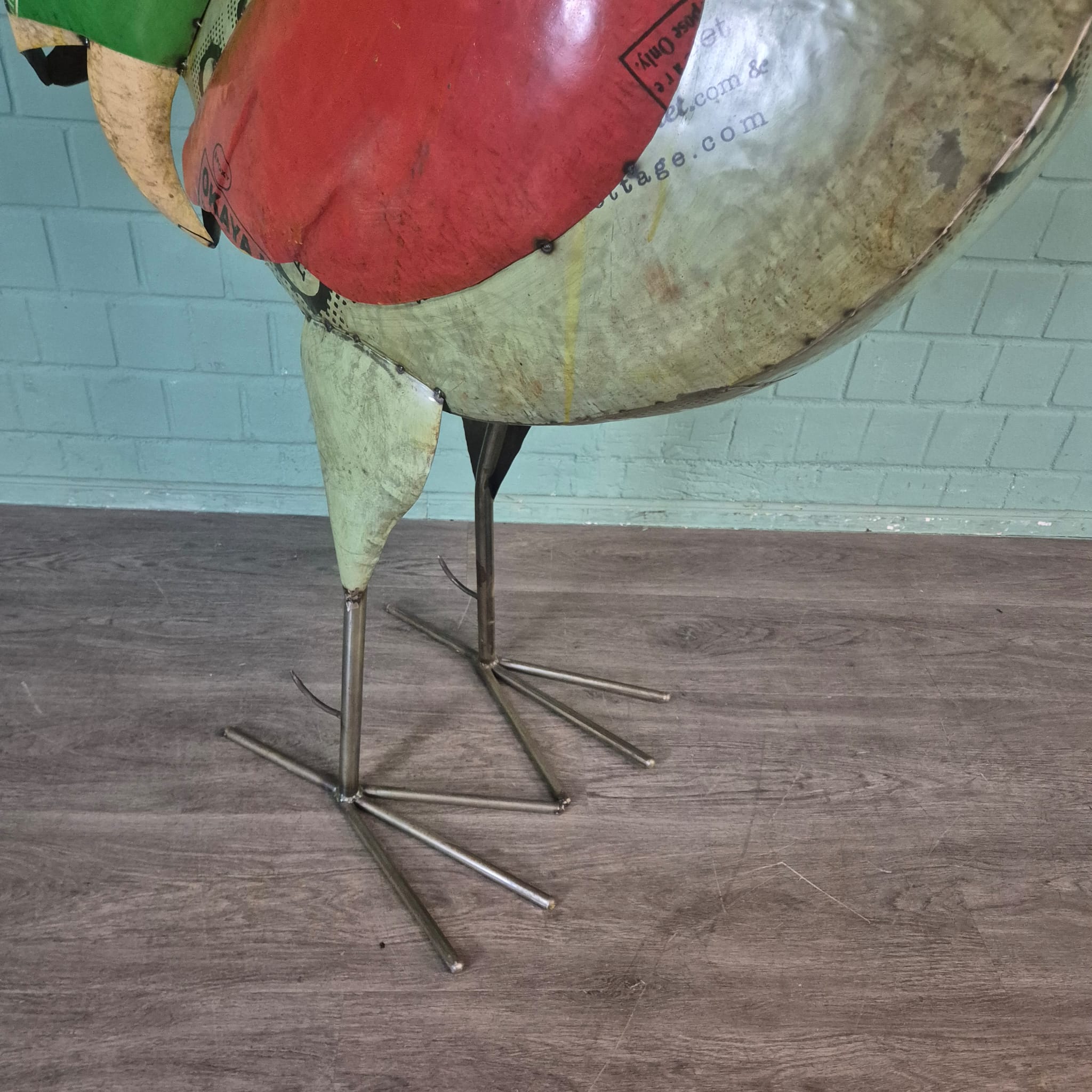 Dekoration Hahn Blech 1,83 m – Bild 14