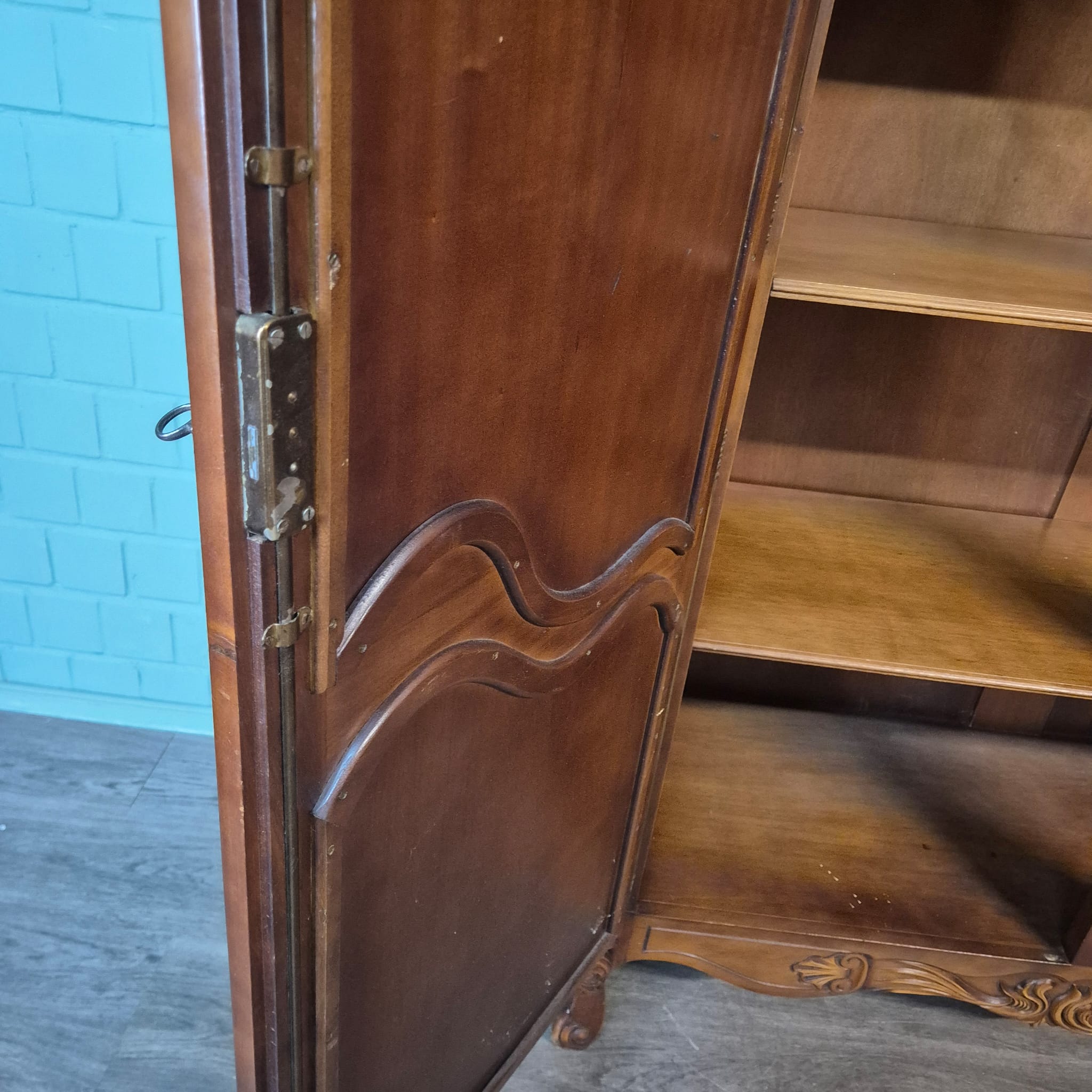 Kleiderschrank Schrank Neubarock Mahagoni – Bild 18
