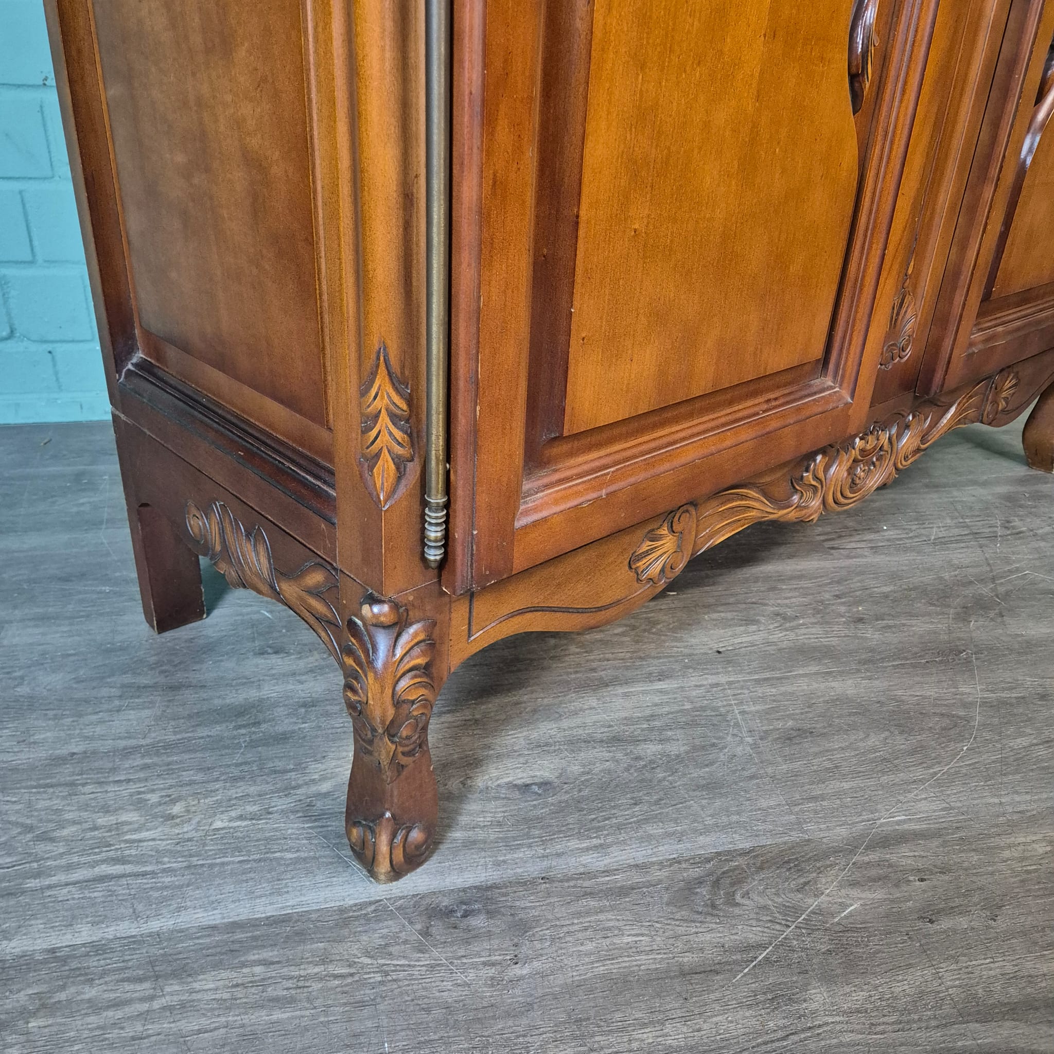 Kleiderschrank Schrank Neubarock Mahagoni – Bild 14