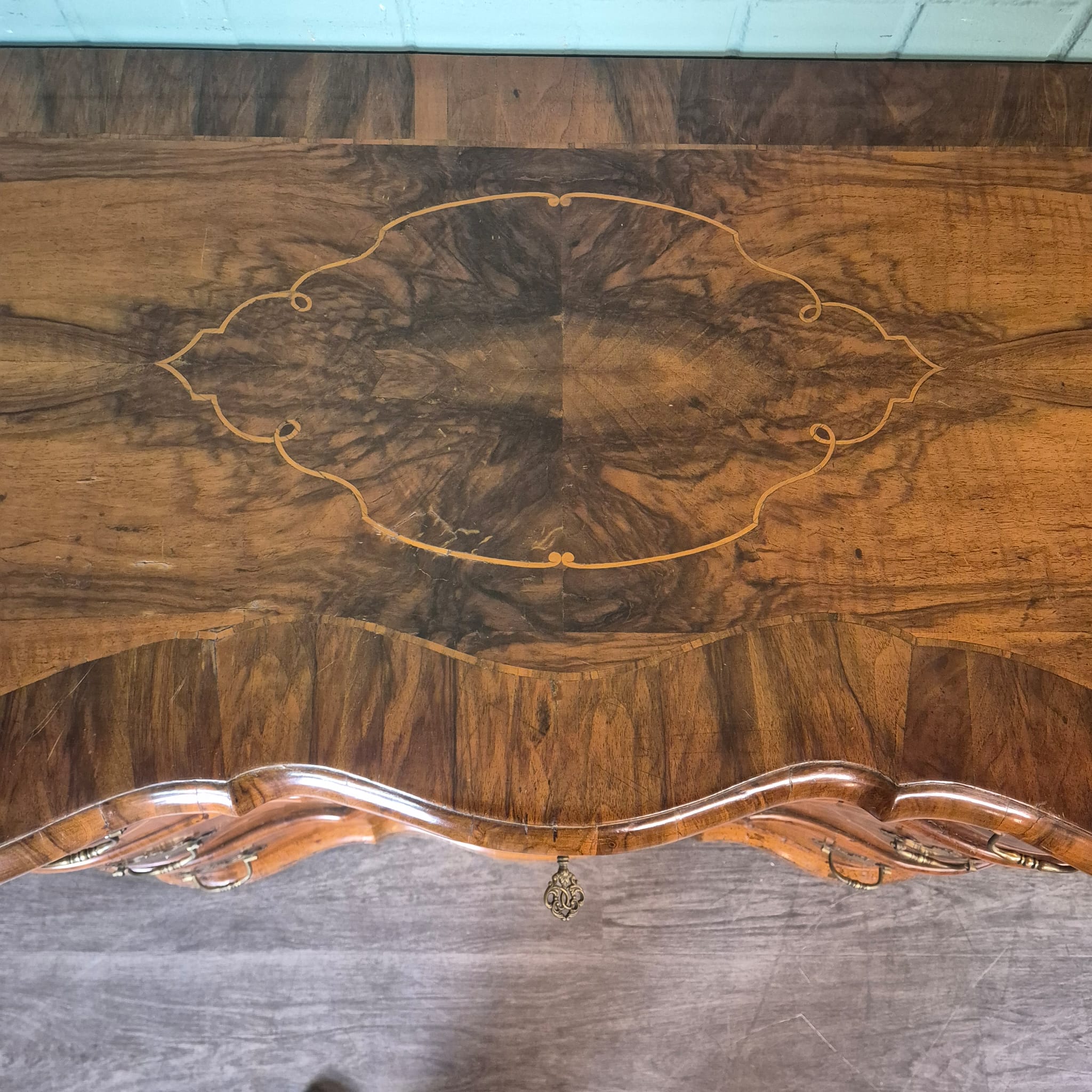 Kommode Barock 1770 Nussbaum – Bild 9