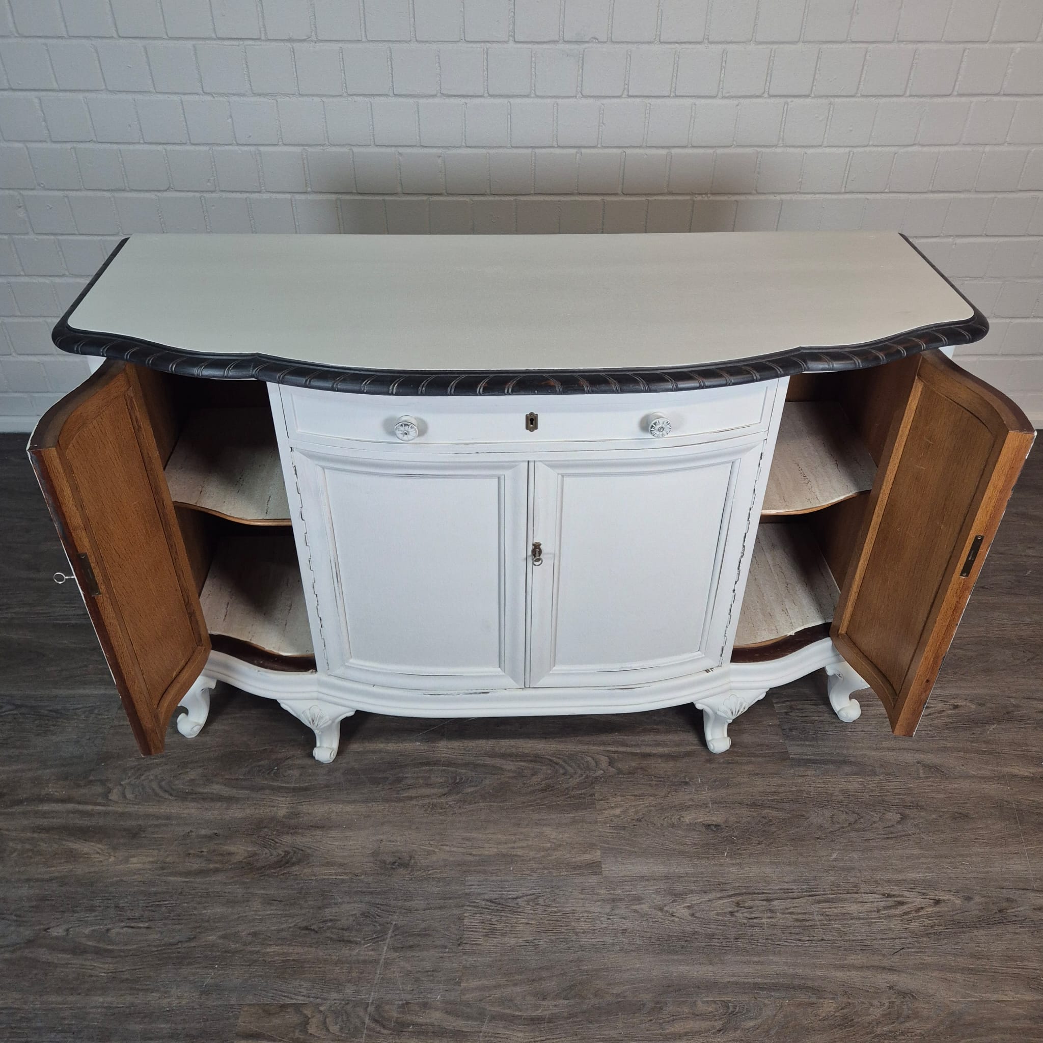 Anrichte Sideboard Neubarock Eiche 1,60 m – Bild 12