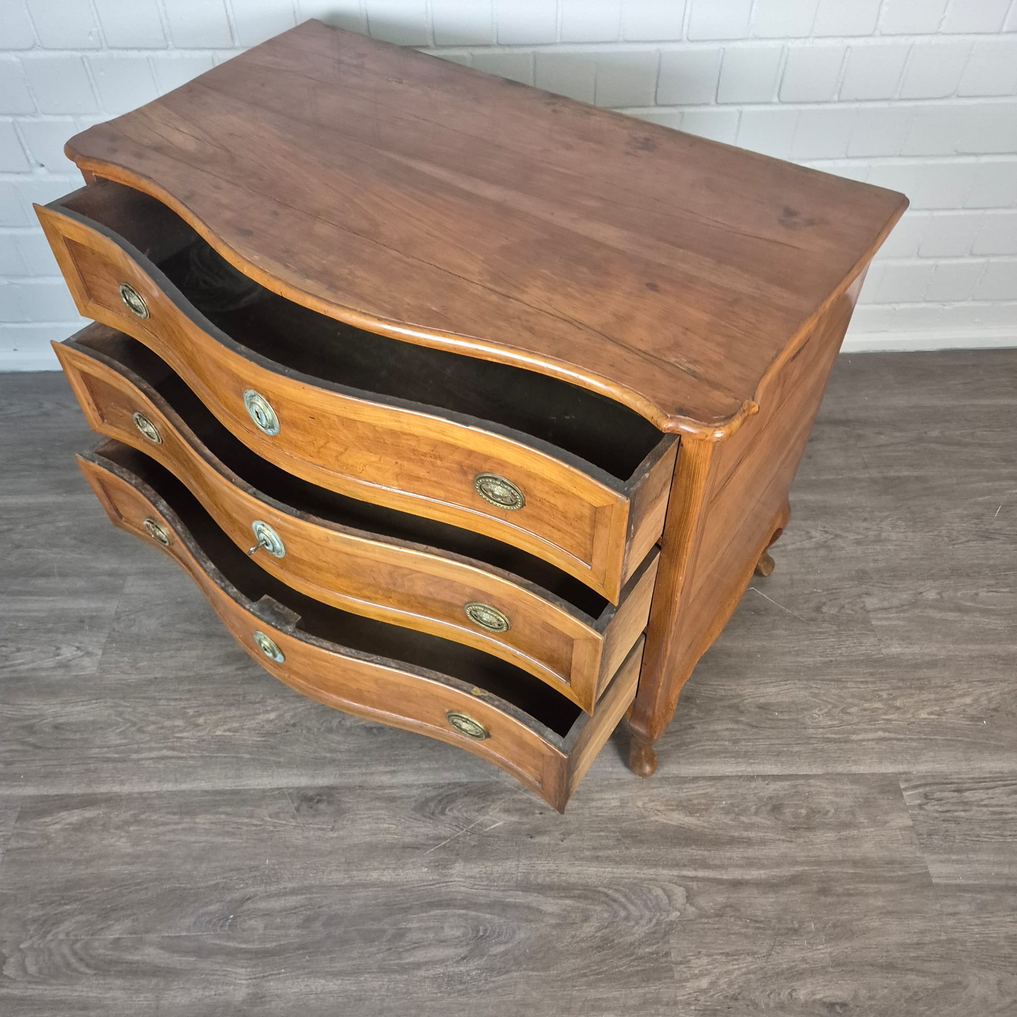 Kommode Barock 1770 Kirschbaum – Bild 13