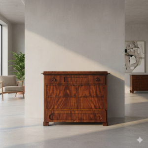 Sekretär-Kommode Schreibkommode Biedermeier 1840 Mahagoni