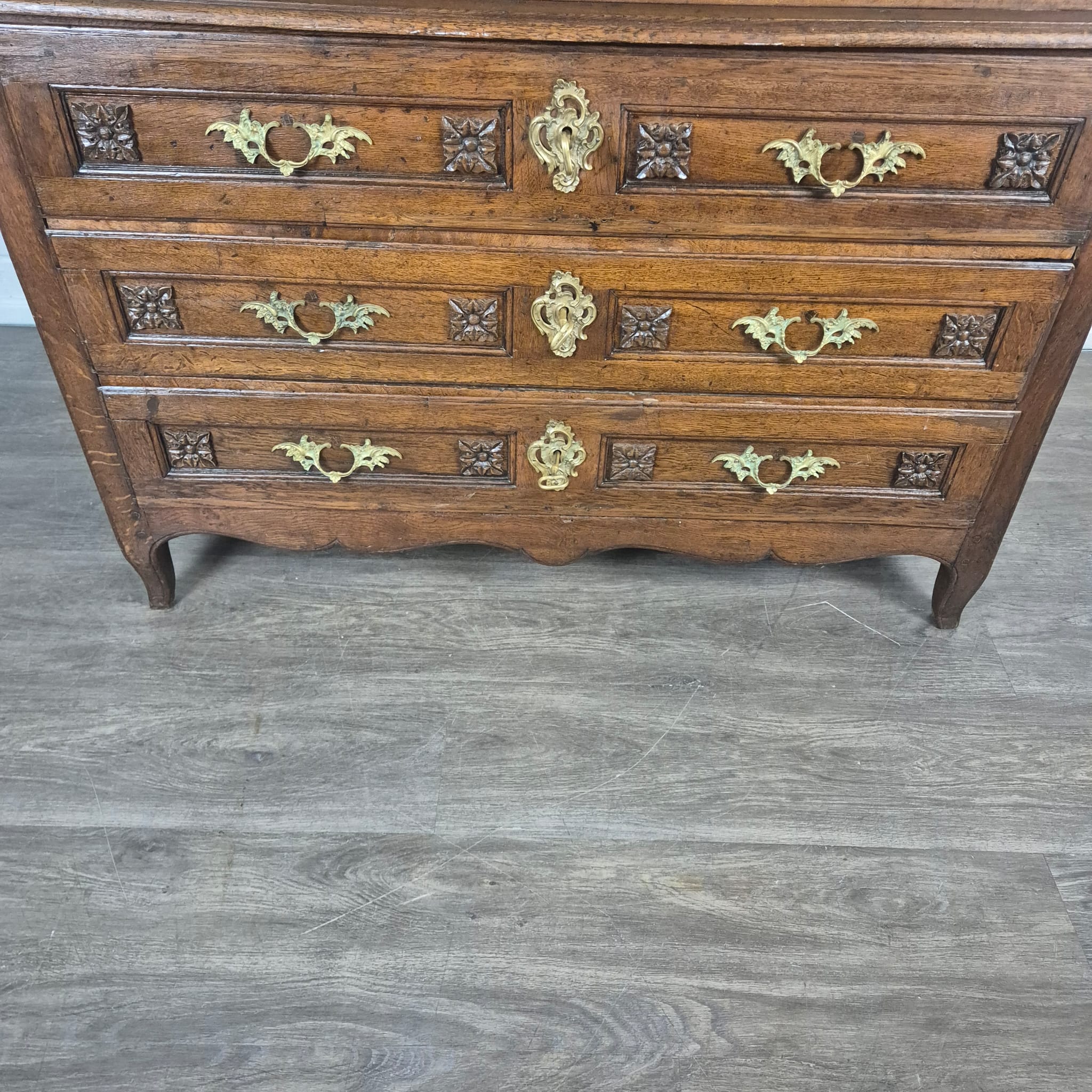 Sekretär Barock 1770 Eiche – Bild 9