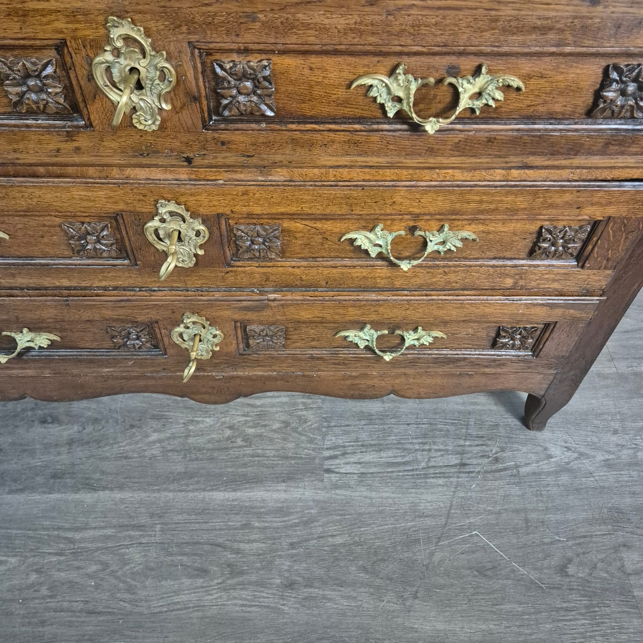 Sekretär Barock 1770 Eiche – Bild 14