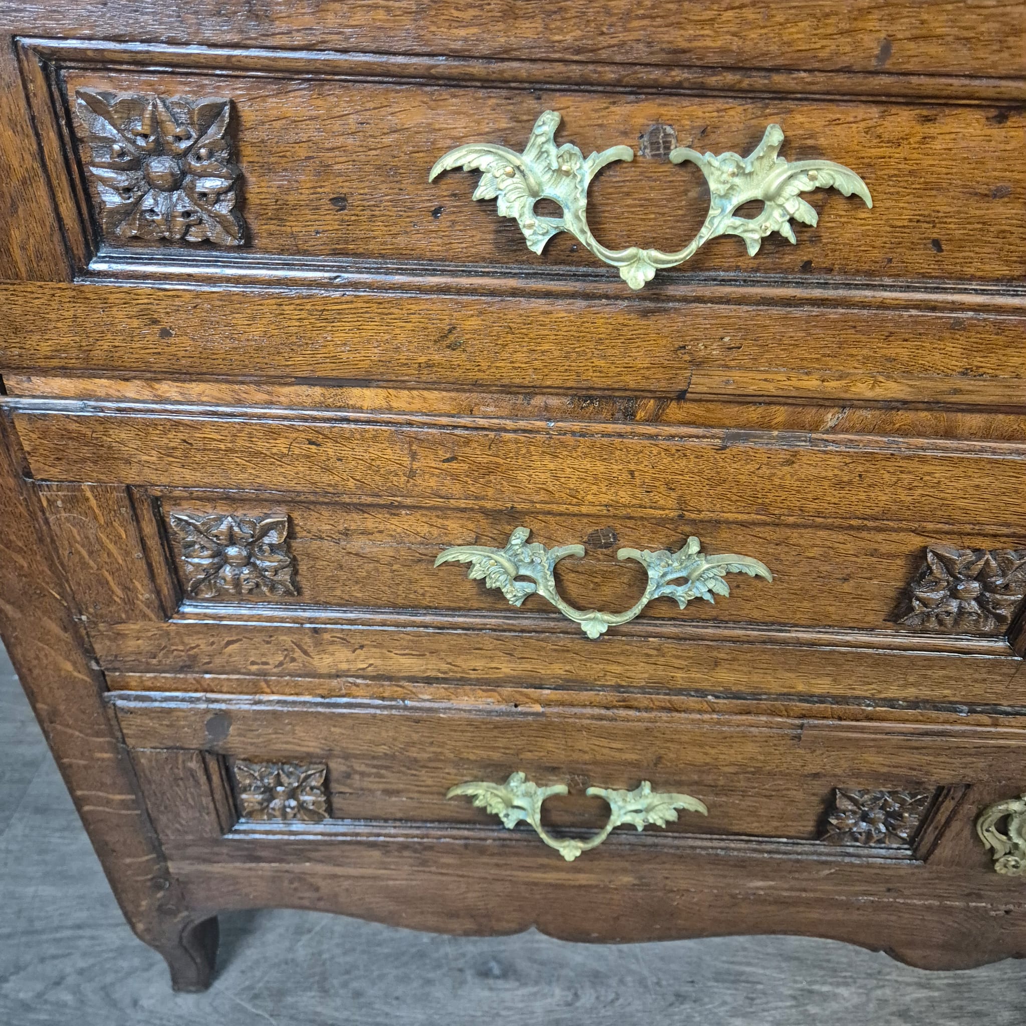 Sekretär Barock 1770 Eiche – Bild 12