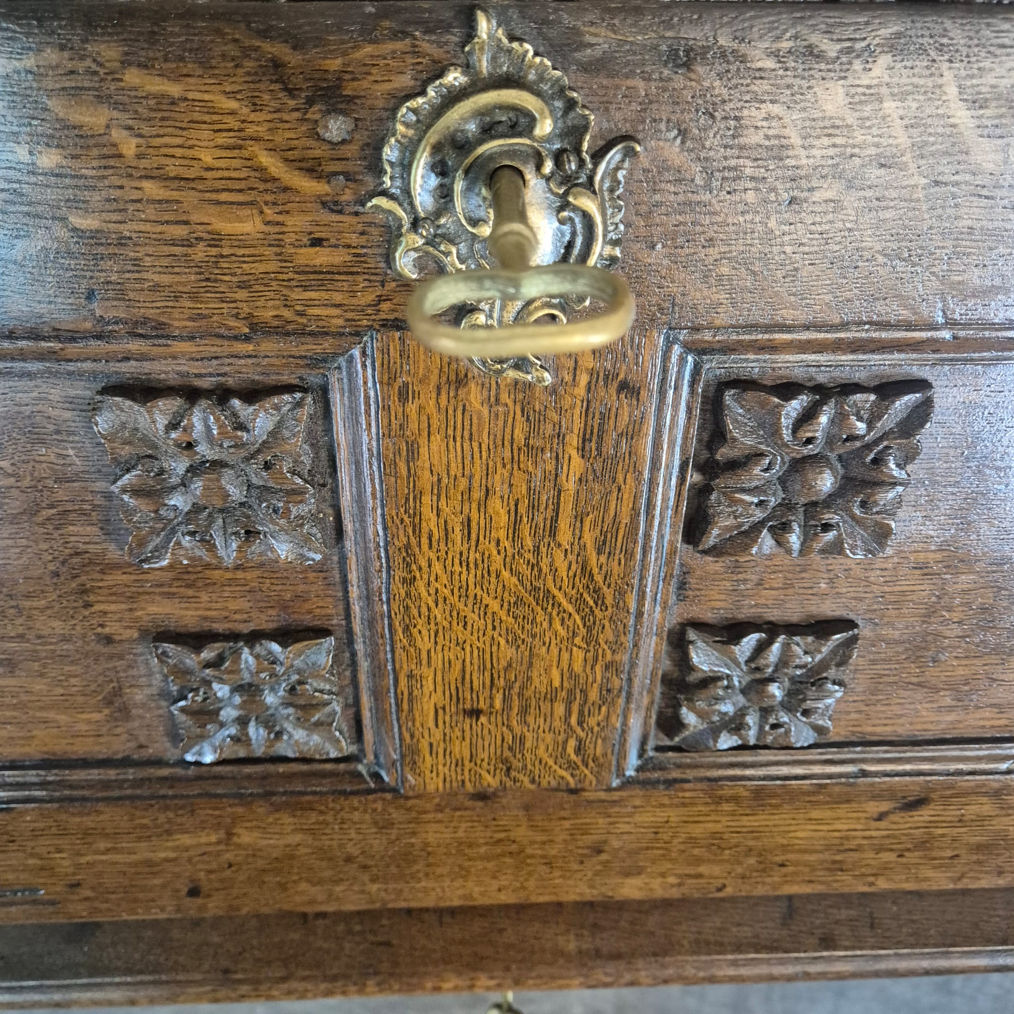 Sekretär Barock 1770 Eiche – Bild 15