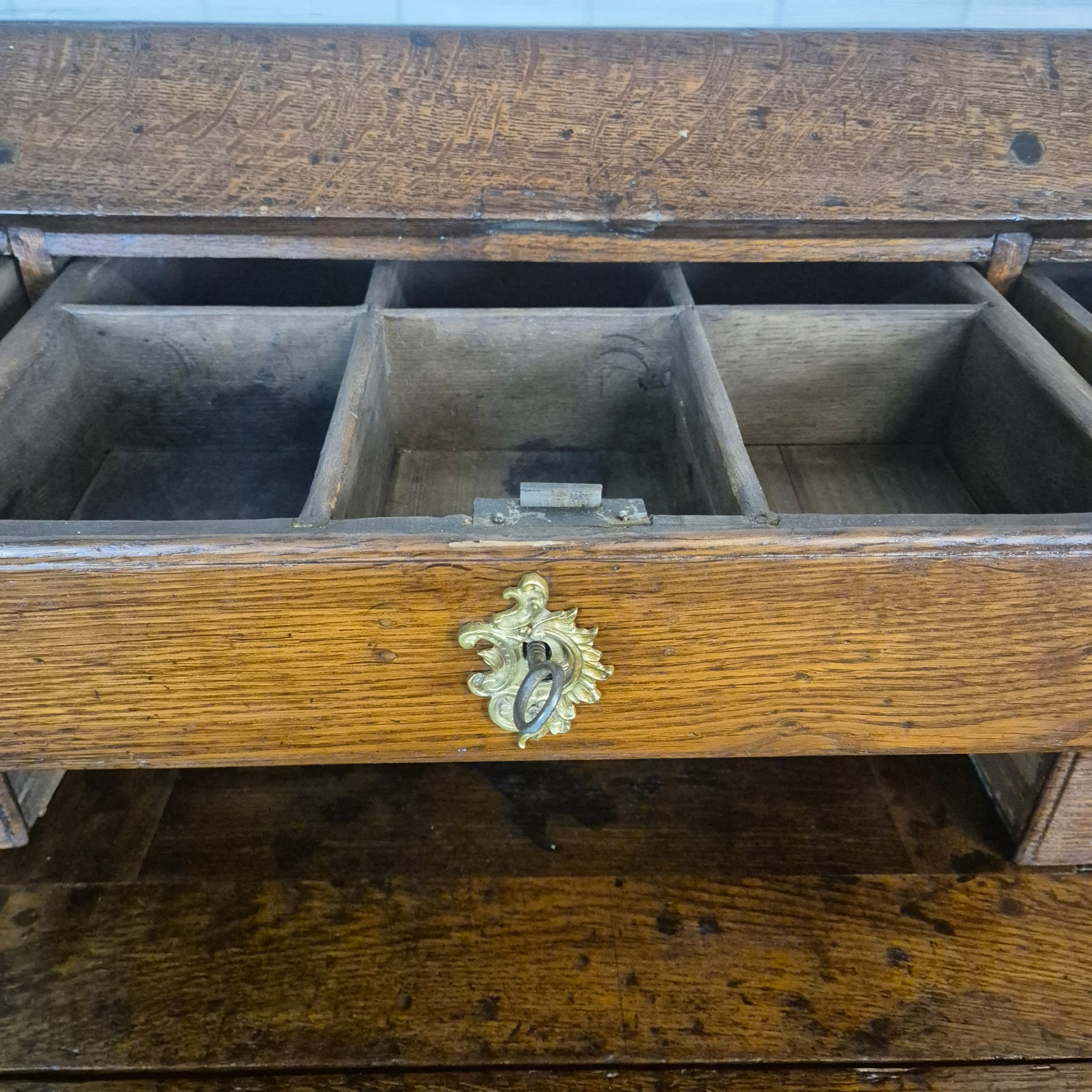 Sekretär Barock 1770 Eiche – Bild 20