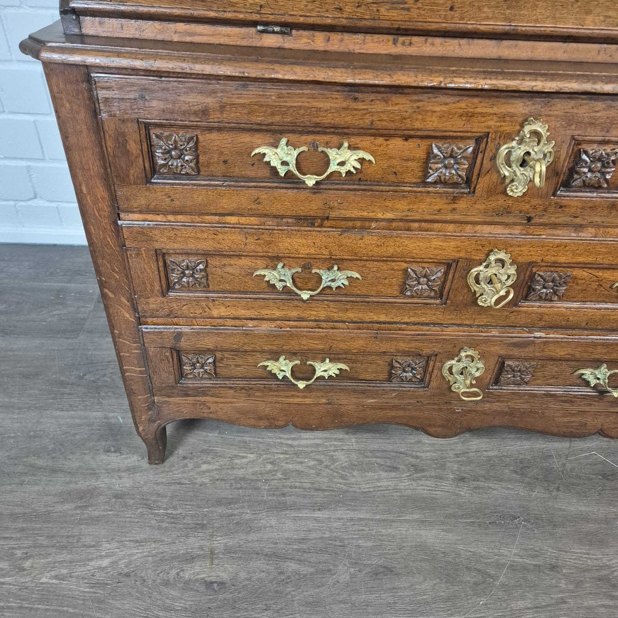 Sekretär Barock 1770 Eiche – Bild 10