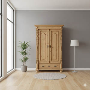 Kleiderschrank Dielenschrank Gründerzeit 1880 Kiefer