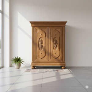 Kleiderschrank Dielenschrank Jugendstil 1900 Eiche