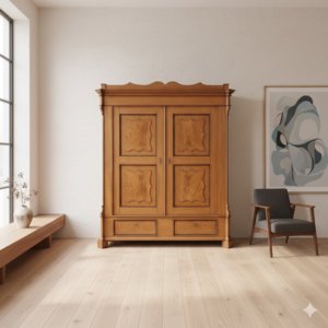 Schrank Kleiderschrank Historismus 1860 Eiche