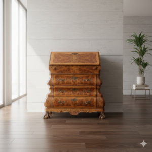 Sekretär Neubarock 1930 Nussbaum