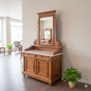 Waschtisch Schminktisch Gründerzeit 1890 Mahagoni