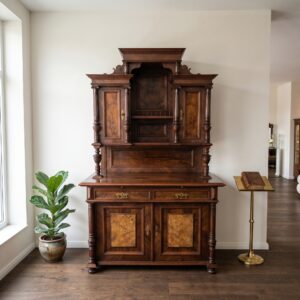 Buffetschrank Schrank Gründerzeit 1880 Nussbaum